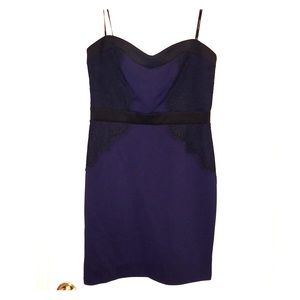 Purple and Black dress